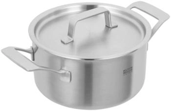 Kuhn Rikon CULINARY FIVEPLY Kochtopf 2.5 L, 18 cm, Edelstahl, unbeschichtet