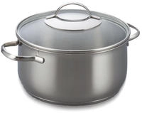 KELOMAT 1803-383, KELOMAT Fleischtopf 24cm / 5,7l Perfekt Edelstahl Antihaft...