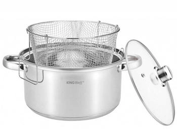 KINGHOFF Topf mit Frittierkorb 30829