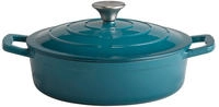 APS braadslede met deksel -5 STARS- &Oslash; 25 cm, H: 7 cm, 2,5 liter gietijzer,
