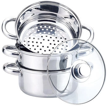 Maestro MR-2900-20 Steaming pot, Pfanne + Kochtopf, Silber