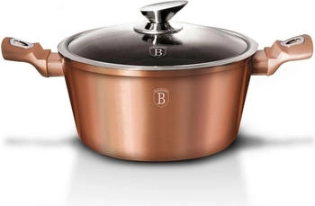 BerlingerHaus Kasserolle mit Deckel 30 cm Metallic Line Rose Gold Edition (7544151)