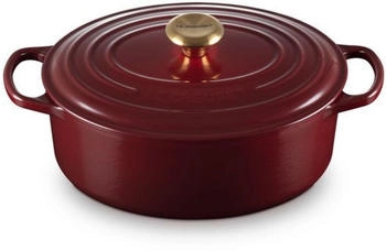 Le Creuset Signature Roaster oval 29cm Rhone (21178299494441)
