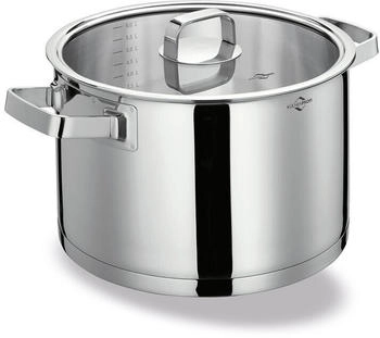 K&uuml;chenprofi Kochtopf SAN Remo Silber Metall 6,5 L 24.5x14.5x24.5 cm Kochen Koch