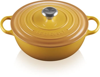 Le Creuset Familientopf La Marmite aus Gusseisen in nectar (26 cm / ca. 13,5 cm / 4,1 Liter)