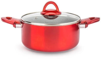 Ambition Kochtopf Induktion Deckel Topf Antihaft Beschichtung Aluminium 20 CM / 3 L