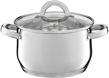 Ambition Kochtopf Induktion Glasdeckel Universaltopf Einkochtopf Suppentopf 3,5 L / 20 CM