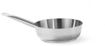 Hendi Sauteuse ohne Deckel Pfanne + Kochtopf Silber