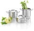 Hendi Kochtopf niedrig - mit Deckel Profi Line 1,5L ⌀160x(H)75mm