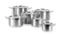Hendi Kochtopf mittel mit Deckel 10 l 280x170 mm EDS Pro Pfanne + Kochtopf Silber