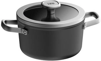 BergHOFF Leo Recycled Kookpot + Deksel 2, Pfanne + Kochtopf, Schwarz