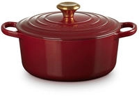 Le Creuset Br&auml;ter mit Deckel 24 cm Signature Garnet