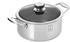 Henssler Topf-Set, Edelstahl (Set, 5-tlg., 1 Universaltopf Ø 20 cm und Ø 24 cm mit Deckel, 1 Stieltopf 2,2 l)