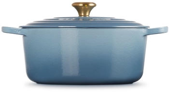 Le Creuset Signature Br&auml;ter 28 cm rund Chambray