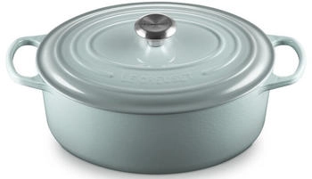 Le Creuset Signature Br&auml;ter oval 31 cm sea salt