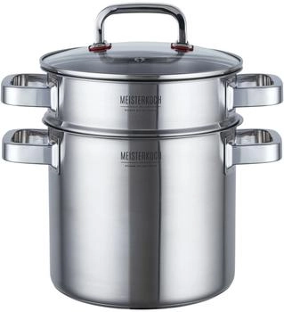 Meisterkoch Kochtopf gro&szlig;. 20 cm Durchmesser 5 Liter Volumen 3-teilig