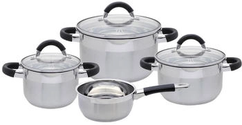 Elo Topfset Basic Black Steam 4teilig Edelstahl