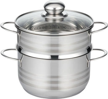 Elo Hochwertiger Steamer aus Edelstahl &Oslash; 24 cm Perfekt f&uuml;r gesundes Kochen auf allen Herdarten, sp&uuml;lmaschinenfest