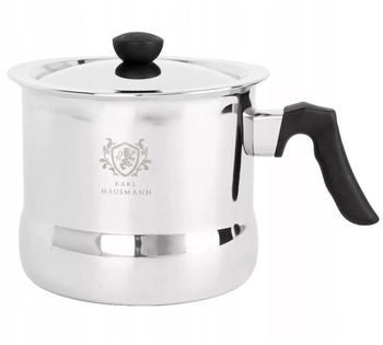 Karl Hausmann Milchtopf Induktion mit Deckel 1.5L