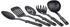 GSW Milano Nero Topf-Set inkl. Küchenhelfer-Set,grau 15er-Set