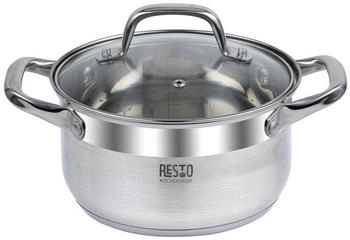 Resto Kitchenware Libra Kochtopf 2,6 L &Oslash; 18 cm x 26,5 cm x 10 cm 2er-Set