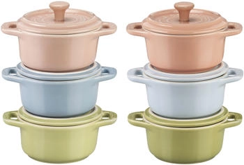 Staub Mini Cocotte mehrfarbig 6er-Set