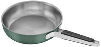 ZWILLING Pure Bratpfanne | rund | 18/10 Edelstahl | Gr&uuml;n (24 cm)