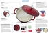 Elo Round enameled cast iron casserole with lid 26 cm Red