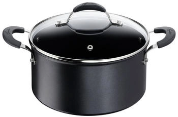 Lagostina Tempra non-stick aluminium stewpot 24 cm Black