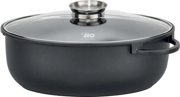 Elo Alucast Bräter schwarz oval Elodur 38 cm 7 L