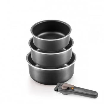 Tescoma VARIO Topf-Set 4-teilig mit abnehmbarem Griff