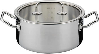 Spring Bratentopf mit Glasdeckel Brigade Basic (24 cm/ 4,7 L/ 10,5 cm)