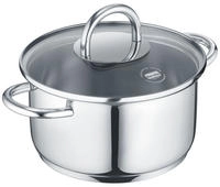 Berndes Kochtopf b.mini &Oslash;12 cm mit Deckel Edelstahl - Silber