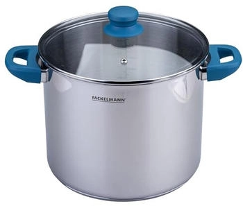 Fackelmann Kochtopf mit Deckel Essential Ø24cm blau (66107)