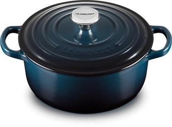 Le Creuset Signature Br&auml;ter rund in nuit 20 cm / 2,4 L