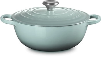 Le Creuset Familientopf La Marmite aus Gusseisen in sea salt (26 cm / ca. 13,5 cm / 4,1 Liter)