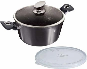 BerlingerHaus Berlinger Haus Topf mit Beschichtung Granit 2,5l 20cm Carbon Pro BH6892