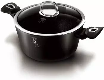 BerlingerHaus Berlinger Haus Topf 4,1l 24cm Black Silver BH1852