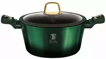 BerlingerHaus TITANO SHOP 20cm BH-6057 EMERALD, Pfanne + Kochtopf, Grün (B082FGMQB6)