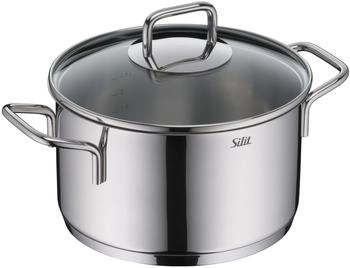 Silit Extra cook Kochtopf Edelstahl Ø 18 cm /10 / 22,8 cm x 28,3 cm x 14,4 cm 2er-Set