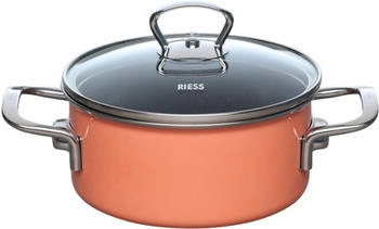 Riess Kasserolle mit Glasdeckel 16 cm 1L Mango