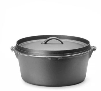 Hendi Gusseisentopf 7,2L Schwarz ⌀310x(H)155mm (629376)