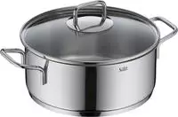 Silit Bratentopf "Extra Cook, mit Glasdeckel" 2 Stk. tlg. Edelstahl 18/10