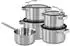 Hanseatic Topf-Set Style Edelstahl Glasdeckel 18/10 9-tlg.