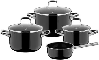 WMF Topf-Set Fusiontec Essential Pro schwarz 4-tlg.