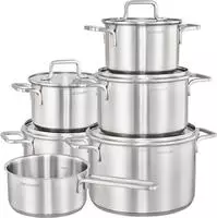 Hanseatic Topf-Set "DAILY" Set, Fleischtopf 2x 16 cm / 2x 20 cm / 1x 24 cm,
