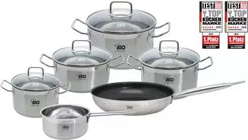 Elo Topfset Profi Duo Therm Edelstahl 6-tlg. silber