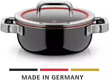 WMF Bratentopf Fusiontec Function Pro Edelstahl Glas 2,4 l &Oslash; 20 cm x 23,4 cm x 28 cm x 14,7 cm