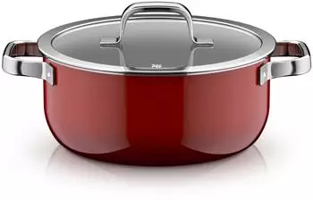 WMF Bratentopf Fusiontec Mineral Pro Deckel 24 cm Passion Red