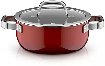 WMF Bratentopf Fusiontec Mineral Pro Deckel 20 cm Passion Red
